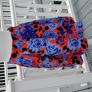 Black Friday Sale: HD in Paris Floral Skirt with Pockets,  XL,  EUC